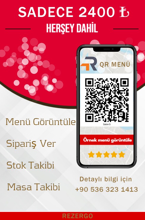 QR CODE MENÜ